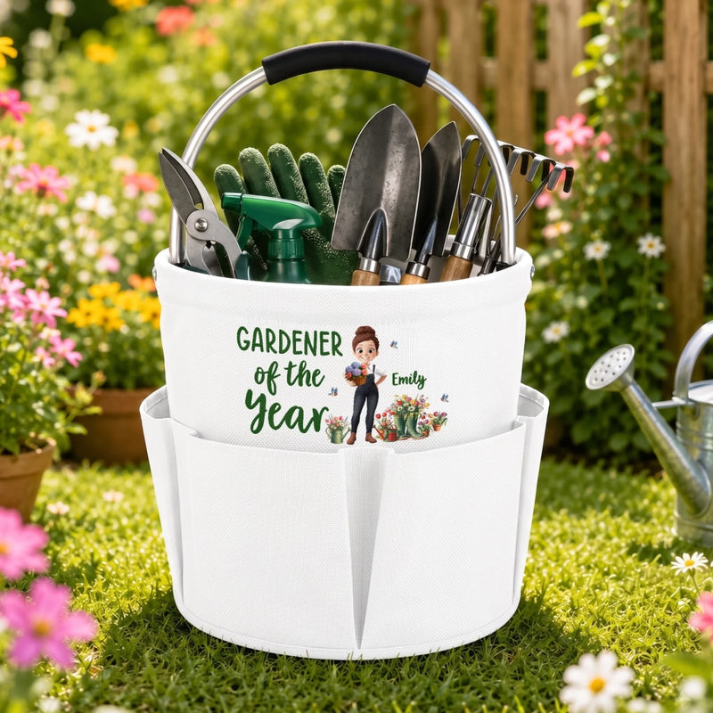 Custom Gardening Tool Bag - Personalized Birthday Garden Gifts For Gardeners - Gardener Of The Year