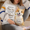 Custom Photo Pillow - Personalized Pet Memorial Sympathy Gifts For Dogs, Cats - Forever Live In Your Warm Hugs
