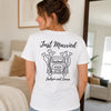 Custom T-shirt - Personalized Anniversary Wedding Gifts For Husband And Wife, Him And Her - Roadtripping Into Our Forever Love