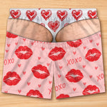 Custom Funny Casual Shorts - Personalized Birthday Gifts For Husband, Son, Grandson, Brother, Grandpa, Dad, Yourself - Free The Cheek For Love