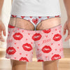 Custom Funny Casual Shorts - Personalized Birthday Gifts For Husband, Son, Grandson, Brother, Grandpa, Dad, Yourself - Free The Cheek For Love