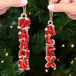 Custom Name Christmas Tree Decor - Personalized Letter Ornament