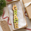 Custom Letter Wooden Ornament - Personalized Christmas Birthday Gifts For Mom, Dad, Brother, Sister - Baked With Love Just For You