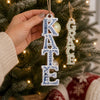 Custom Letter Wooden Ornament - Personalized Christmas Birthday Gifts For Mom, Dad, Brother, Sister - A Touch Of Elegance Every Day