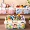 Custom Kids Storage Basket - Personalized Back To School Gifts For Kids - Kind Confident And Loved Every Day