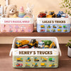 Custom Kids Storage Basket - Personalized Back To School Gifts For Kids - Where Fun Playtime Never Ends
