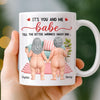 Custom Mug - Personalized Anniversary Wedding Gifts For Husband And Wife, Him And Her - Aging Together, Laughing Forever