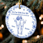 Custom As Entertained By Us As Us Besties Friends Gifts - Personalized Ceramic Ornament