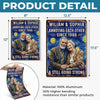 Custom Photo Home Decor Metal Sign - Personalized Anniversary Wedding Gifts For Husband And Wife, Him And Her - Best Husband And Wife Memories