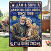 Custom Photo Home Decor Metal Sign - Personalized Anniversary Wedding Gifts For Husband And Wife, Him And Her - Best Husband And Wife Memories
