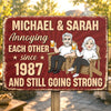 Custom Home Decor Metal Sign - Personalized Anniversary Wedding Gifts For Husband And Wife, Him And Her - Annoying You Is My Specialty