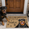Custom Photo Home Decor Decorative Mat - Personalized Birthday Gifts For Dog Cat Lovers, Dog Dad And Mom, Cat Owners - Welcome To Our Fur Paradise