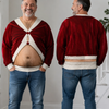 Custom Funny Unisex Ugly Sweatshirt - Personalized Birthday Gifts For Husband, Son, Grandson, Brother, Grandpa, Dad, Yourself - Santa Favorite Trouble Maker
