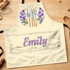Custom Apron With Pocket - Personalized Birthday Garden Gifts For Gardeners - My Garden, My Botanical Paradise