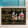 Custom Home Decor Decorative Mat - Personalized Summer Vacation And Travel Gifts For Husband And Wife, Him And Her - Living Our Best Golden Summer