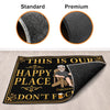 Custom Home Decor Decorative Mat - Personalized Summer Vacation And Travel Gifts For Husband And Wife, Him And Her - Living Our Best Golden Summer