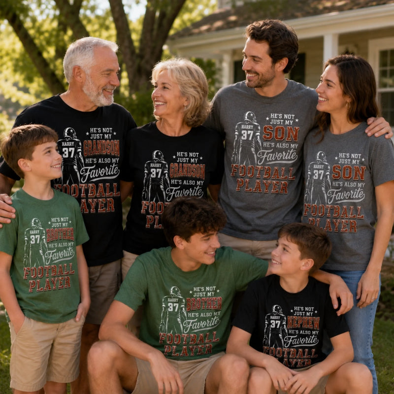 Custom America Football Comfort T-Shirt - Personalized Birthday Gifts For America Football Lovers, Sports Fans, Sports Lovers - Forever Cheering You On