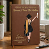 Custom Leather Writing Journal - Personalized Graduation Gifts For Him, Her - Your Story Starts Here