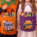 Custom Candy Basket - Personalized Halloween  Birthday Gifts For Kids - Sweet Treats For A Spooky Night