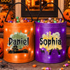 Custom LED Light Bucket Bag - Personalized Halloween  Birthday Gifts For Kids - Spooky Fun Ahead