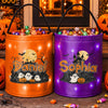 Custom LED Light Bucket Bag - Personalized Halloween  Birthday Gifts For Kids - Tiny Trickster