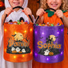 Custom LED Light Bucket Bag - Personalized Halloween  Birthday Gifts For Kids - Tiny Trickster