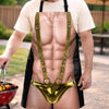 Custom Funny Apron With Pocket - Personalized Birthday Gifts For Husband, Son, Grandson, Brother, Grandpa, Dad, Yourself - Cooking Up Smiles And Hot Looks