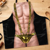 Custom Funny Apron With Pocket - Personalized Birthday Gifts For Husband, Son, Grandson, Brother, Grandpa, Dad, Yourself - Cooking Up Smiles And Hot Looks