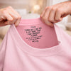 Custom Inside Neck Print T-Shirt - Personalized Anniversary Wedding Gifts For Husband And Wife, Him And Her - Better Together Always