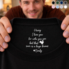 Custom Inside Neck Print T-Shirt - Personalized Anniversary Wedding Gifts For Husband And Wife, Him And Her - Two Hearts One Home