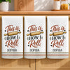 Custom Kitchen Towel - Personalized Birthday Gifts For Wife, Daughter, Besties, Sisters, Granddaughter, Grandma, Mom, Yourself - Flour Power