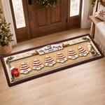 Custom Runner Rug - Personalized Christmas Birthday Gifts For Mom, Dad, Brother, Sister - Home Is Where The Sweetness Is
