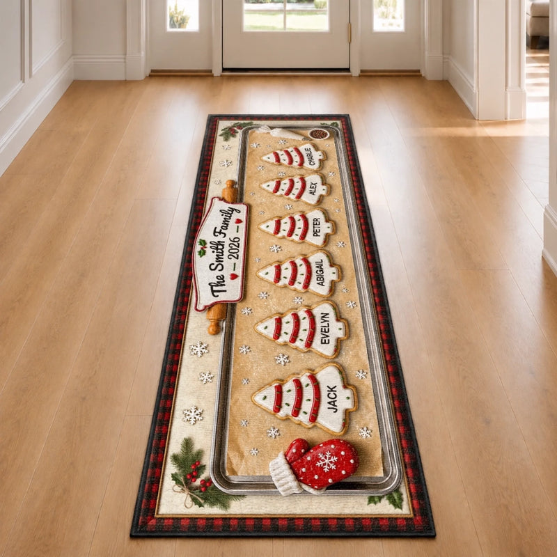 Custom Runner Rug - Personalized Christmas Birthday Gifts For Mom, Dad, Brother, Sister - Home Is Where The Sweetness Is