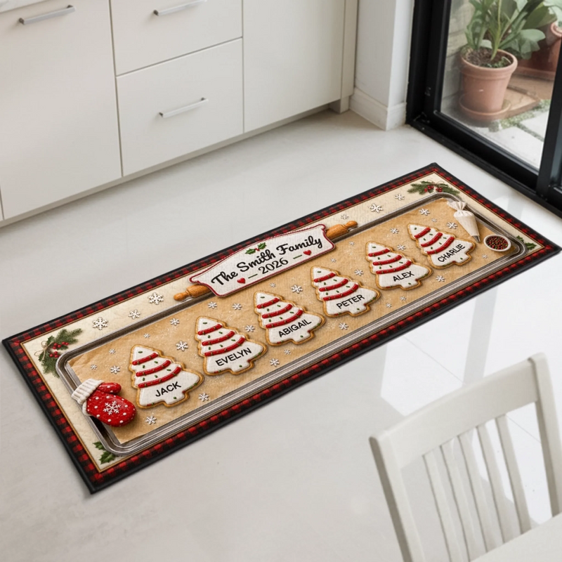 Custom Runner Rug - Personalized Christmas Birthday Gifts For Mom, Dad, Brother, Sister - Home Is Where The Sweetness Is