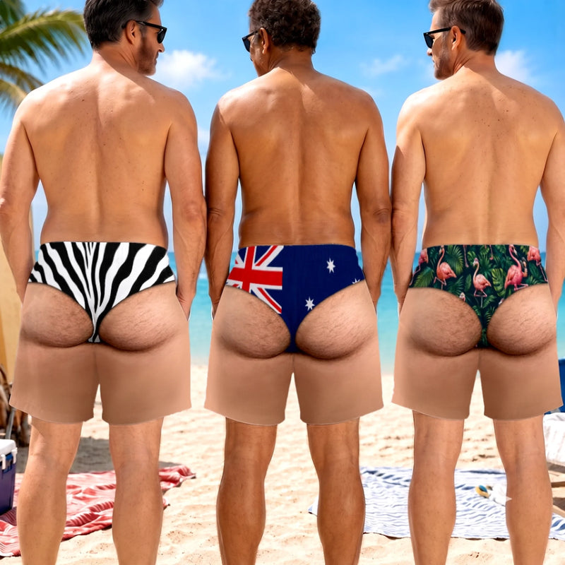 Custom Funny Men Swim Trunks - Personalized Birthday Gifts For Husband, Son, Grandson, Brother, Grandpa, Dad, Yourself - Beach Days Best Days