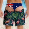 Custom Funny Men Swim Trunks - Personalized Birthday Gifts For Husband, Son, Grandson, Brother, Grandpa, Dad, Yourself - Living That Coastal Life