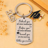 Cherished Memories, Bright Dreams, Endless Love - Family Personalized Custom Engraved Graduation Keychain - Graduation Gift For Family Members, Siblings, Brothers, Sisters