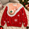 Custom Funny Ugly Sweatshirt - Personalized Christmas Birthday Gifts For Wife, Daughter, Besties, Sisters, Granddaughter, Grandma, Mom, Yourself - Tis The Season To Misbehave