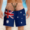 Custom Funny Men Swim Trunks - Personalized Summer Vacation And Travel Gifts For Husband, Son, Grandson, Brother, Grandpa, Dad, Yourself - Wild Beach Energy On Display