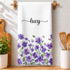 Custom Kitchen Towel - Personalized Birthday Gifts For Wife, Daughter, Besties, Sisters, Granddaughter, Grandma, Mom, Yourself - Blooms Of Love