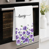 Custom Kitchen Towel - Personalized Birthday Gifts For Wife, Daughter, Besties, Sisters, Granddaughter, Grandma, Mom, Yourself - Blooms Of Love
