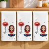 Custom Kitchen Towel - Personalized Birthday Gifts For Wife, Daughter, Besties, Sisters, Granddaughter, Grandma, Mom, Yourself - Where Delicious Memories Are Made