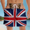 Custom Funny Men Swim Trunks - Personalized Summer Vacation And Travel Gifts For Husband, Son, Grandson, Brother, Grandpa, Dad, Yourself - Rocking Union Jack In Style