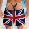 Custom Funny Men Swim Trunks - Personalized Summer Vacation And Travel Gifts For Husband, Son, Grandson, Brother, Grandpa, Dad, Yourself - Rocking Union Jack In Style