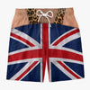 Custom Funny Men Swim Trunks - Personalized Summer Vacation And Travel Gifts For Husband, Son, Grandson, Brother, Grandpa, Dad, Yourself - Rocking Union Jack In Style