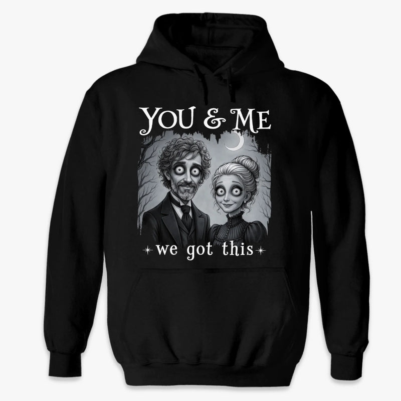 Custom Photo T-shirt, Hoodie - Personalized Halloween Anniversary Wedding Gifts For Husband And Wife, Him And Her - My Creepy Favorite Partner Always