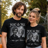 Custom Photo T-shirt, Hoodie - Personalized Halloween Anniversary Wedding Gifts For Husband And Wife, Him And Her - My Creepy Favorite Partner Always