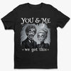 Custom Photo T-shirt, Hoodie - Personalized Halloween Anniversary Wedding Gifts For Husband And Wife, Him And Her - My Creepy Favorite Partner Always