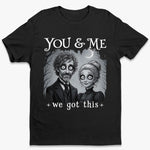 Custom Photo T-shirt, Hoodie - Personalized Halloween Anniversary Wedding Gifts For Husband And Wife, Him And Her - My Creepy Favorite Partner Always