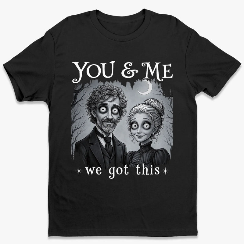 Custom Photo T-shirt, Hoodie - Personalized Halloween Anniversary Wedding Gifts For Husband And Wife, Him And Her - My Creepy Favorite Partner Always